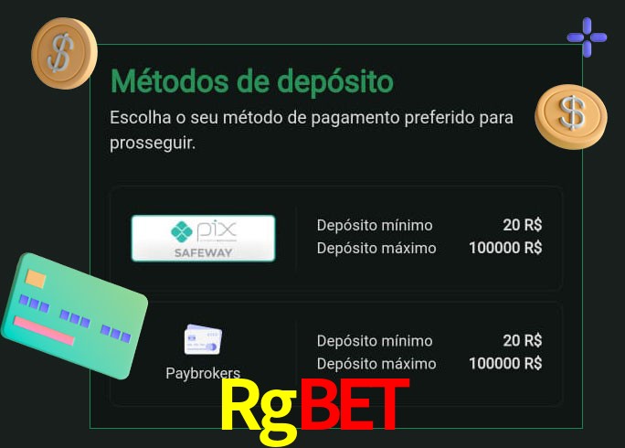 O cassino Rgbet oferece uma grande variedade de métodos de pagamento